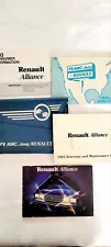 1983 Renault Alliance Original Owners Warranty Manual Book - free shipping