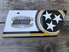 Tennessee License Plate THP State Shape Trooper