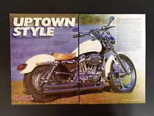 2001 Harley Davidson 883 Sportster - Original 4 Page Article