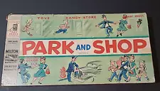 Park and Shop Board Game Milton Bradley #4300 Vintage 1953