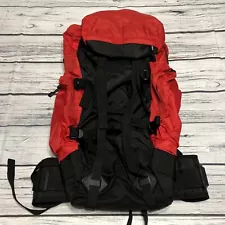 Vintage MARLBORO Gear Red Nylon Large Hiking Backpack Camping Bag NOS