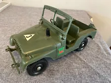 Vintage Plastic Toy Jeep 1970's Scaled for6-8" Figures Cherilia Palitoy