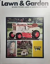 Bolens FMC Huski Riding Lawn Mower Tiller Walk-Behind Mower Color Sales Brochure