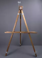 Vintage Anco Bilt Easel Adjustable Tripod Stand Wood Art Painter Painting Ross