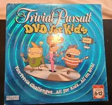 Trivial Pursuit DVD For Kids 2-6 Players Ages 8-12 Parker Bros Season 1