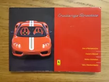 Ferrari 360 Challenge Stradale Owners Handbook Manual