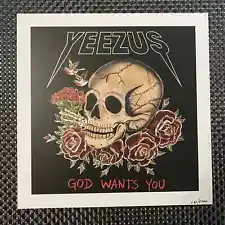 Kanye West Wes Lang Yeezus Tour Merch VIP 10x10 Lithograph Poster 1131/5000
