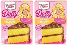 Dolly Parton Favorite Yellow Cake Mix 18 oz (2 Boxes) Duncan Hines