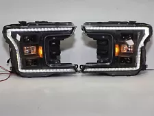 Used Morimoto XB Hybrid LED Headlights White DRL For 2018 - 2020 Ford F150 F-150