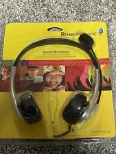 Rosetta Stone Headset Microphone USB For Language Learning Software Never Used