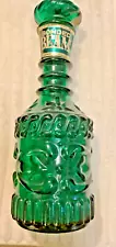 Green 1960’s Jim Beam Bottle with all labels