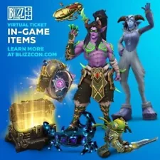 BlizzCon 2019 Virtual Ticket In-Game Goodies Code 