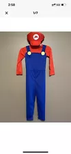 NINTENDO SUPER MARIO DRESS UP HALLOWEEN COSTUME SIZE KIDS L