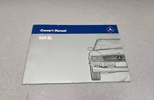 1988 Mercedes-Benz Owners Manual - 560 SL