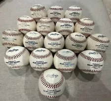 Rawlings Official Major League Baseballs - Used - Lot Of 17 Balls