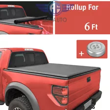 Soft Vinyl Roll-Up Tonneau Cover For 89-04 Toyota Pickup/Tacoma 6ft Truck Bed