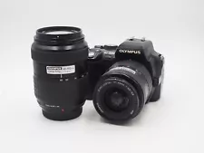 Olympus E-500 digital camera w/ 2 lenses (U35674)