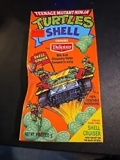 1990 Teenage Mutant Ninja Turtles Shell Cookies Delicious Factory Sealed