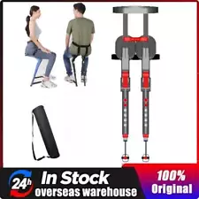 Adjustable Chairless Wearable Invisible Chair Leg Brace Seat Portable Folding