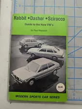 GUIDE TO THE NEW VW'S BOOK BY PAUL WEISSLER (RABBIT,DASHER,SCIROCCO) MK1 GOLF