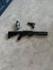 Air soft Single Shot Shotgun And Pistol With .12 BB Ammo!