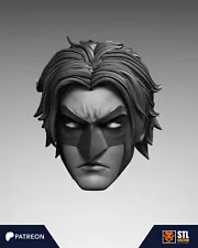 Tim Drake Red Robin v1 custom head for DC Comics action figures