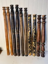 Antique Shelf Clock Columns... Parts