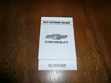 2015 Chevrolet Silverado Color Selector Exterior Colors