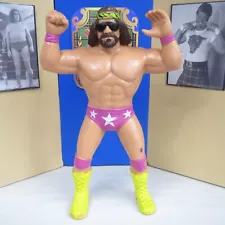 MACHO MAN RANDY SAVAGE WWF WRESTLING VINTAGE 1986 LJN 8" FIGURE FOR CUSTOM