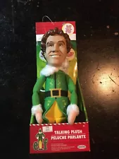 Jakks Pacific Buddy Elf Plush Talking Toy Says 15 Movie Phrases 12" Will Ferrell