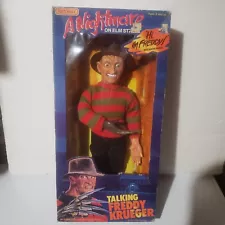 Matchbox 1989 Nightmare on Elm Street FREDDY KRUEGER DOLL Figure He STILL TALKS!