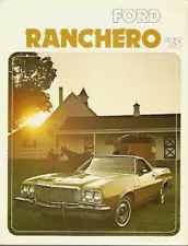 Ford Ranchero Pick-Up 1975 Canadian Market Foldout Sales Brochure 351 400 460