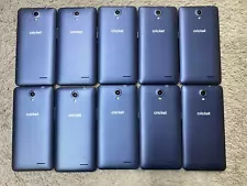 Lot of 10 ZTE Sonata 3 Z832 (Cricket) Unlocked Smartphone 4G LTE + Chargers