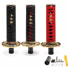 15cm Samurai Sword Automatic Gear Shift Knob Shifter Katana Metal Universal New