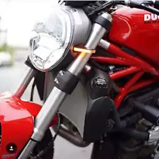 New Rage Cycles For 08-14 Ducati Monster 696 Front Turn Signals (For: 2011 Ducati Monster 696)