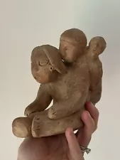 Vintage Mother & Children Mexican Folk Art Pottery Pre-Colombian Style Aztec