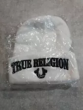 true religion White Beanie Hat Unisex