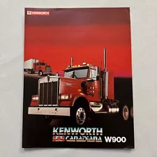 Kenworth W900 Truck Sales Brochure Catalog Advertising Candian W 900