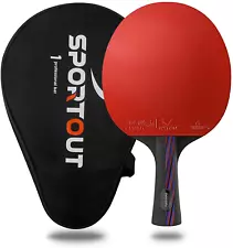 Ping Pong Paddle, Professional Table Tennis Racket with Case, Table Tennis Paddl