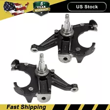 2.5" Front Drop Spindles Lowering Kit w/ 1.25" Rotor For Chevy C10 2WD 1973-1987