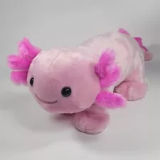 Build-A-Bear Axolotl Pink 19" Fuzzy Plush BAB Stuffed Animal