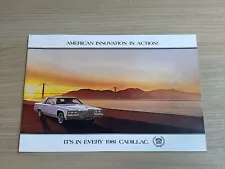 1981 Cadillac Full Line Sales Brochure - Fleetwood Eldorado Seville