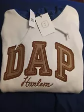 GAP × DAP Dapper Dan Limited Edition Western Collection Logo Hoodie Size Large