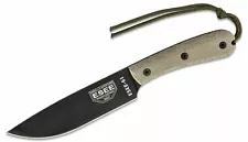 ESEE Knives 6 Traditional Handle Black Blade Kydex Sheath ESEE-6HM-K