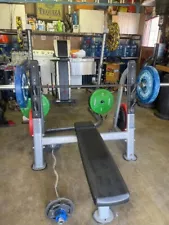 Olympic Weight Bench and Equipment