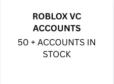 Roblox VC Accounts for sale ✅(973-727-2439)✅