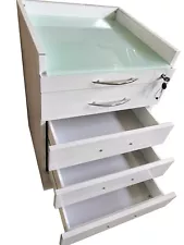 Used Dental Furniture Cabinets 5 Drawers Dental Clinic Storage 2 Divider Plate