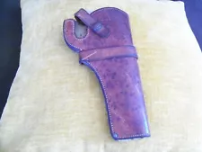 Vintage HH Heiser Leather Holster # 1418 Colt Officers model 6" & other similar