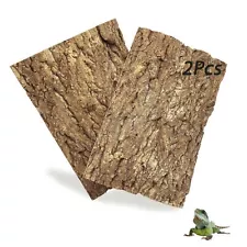 Reptile Cork Bark Tank Background Lizard Terrarium Wall Decor for Bearded Dragon