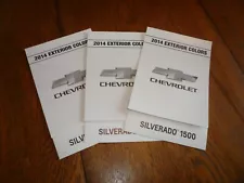 2014 Chevrolet Silverado 1500 Color Selector Exterior Colors 3 for 1